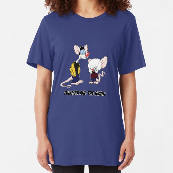 Pinkman and the brain - Breaking Bad/ Pinky and the brain Slim Fit T-Shirt