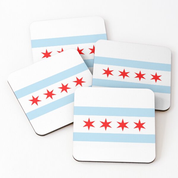 Item preview, Chicago City Flag White, Blue, Red designed and sold by Sporting Colour.