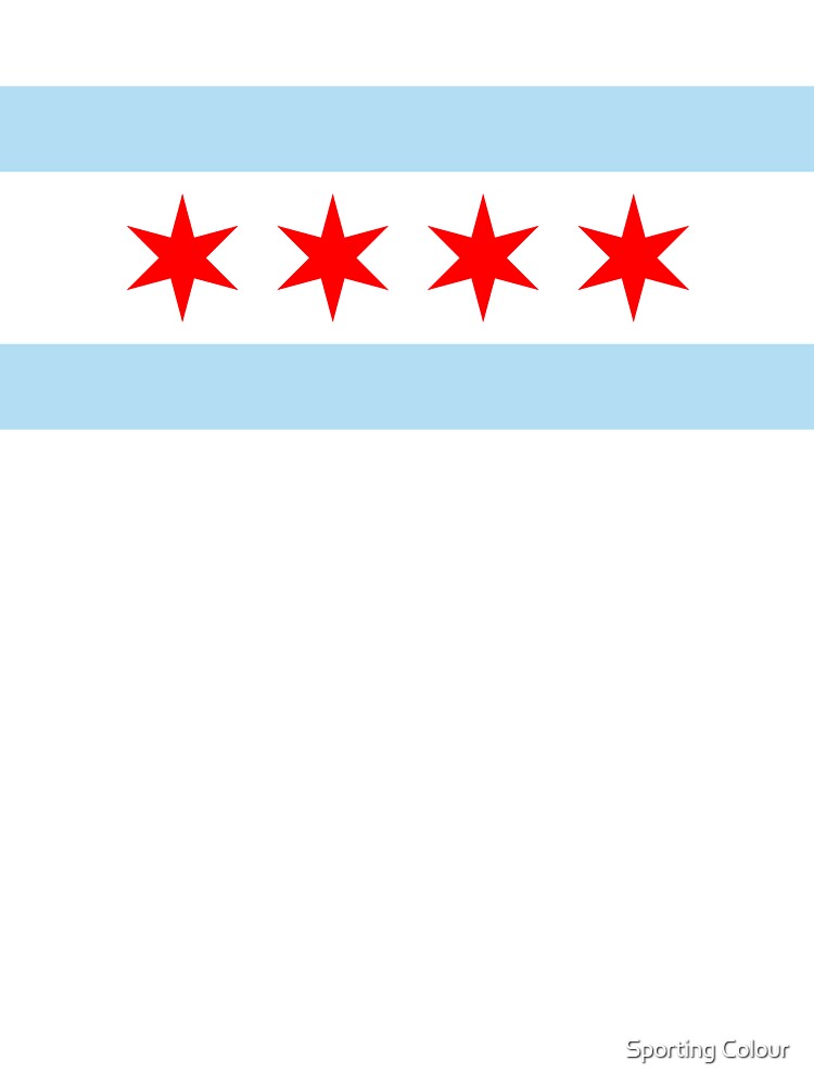 CTA Chicago Flag (White) Youth T-Shirt Small