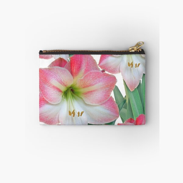 Item preview, Pink Hippeastrum Lilies and buds. designed and sold by Mary Taylor.