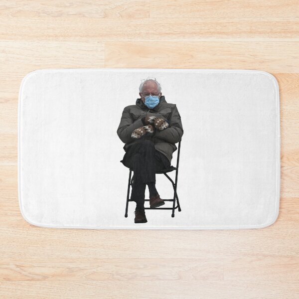 Item preview, Bernie Sanders Folding Chair Mittens Meme designed and sold by flyrocket.
