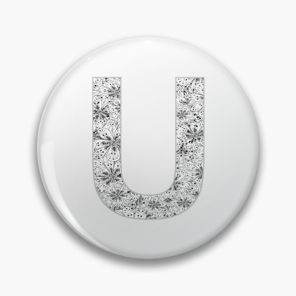 Item preview, Letter U Zentangle designed and sold by Pavnud.