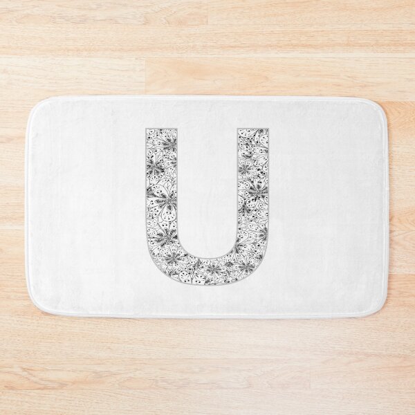 Item preview, Letter U Zentangle designed and sold by Pavnud.