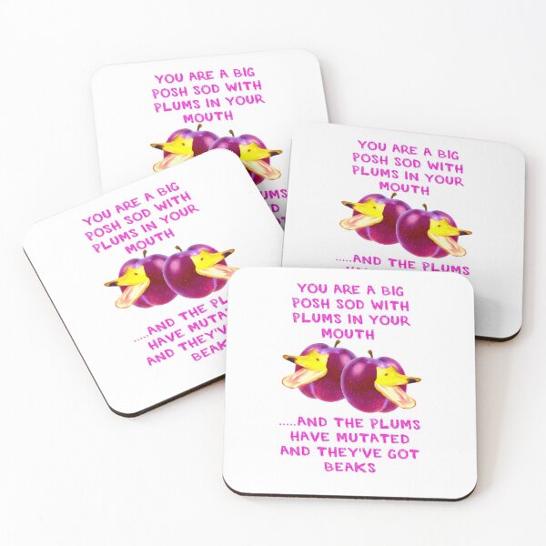 Item preview, 'Quacking Plums', I'm Alan Partridge, Watership Alan. designed and sold by empiresanddance.