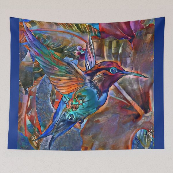Item preview, Colibri 2021, bird, hummingbird, pajaro, oiseau, lea roche paintings designed and sold by L. ROCHE.