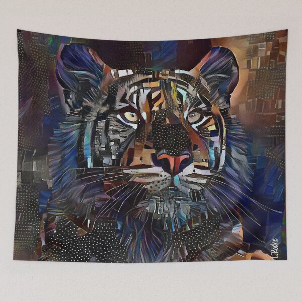 Item preview, Karly, tiger, tigre, wild cat, lea roche paintings designed and sold by L. ROCHE.