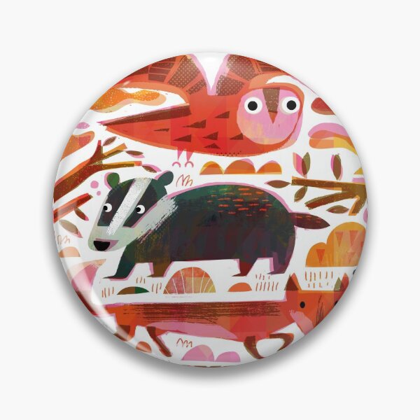 Item preview, Owl, Badger, Fox and Hedgehog designed and sold by gklucas.