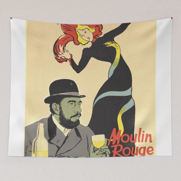 Item preview, vintage polish style toulouse lautrec cancan dancer poster designed and sold by adrienne75.