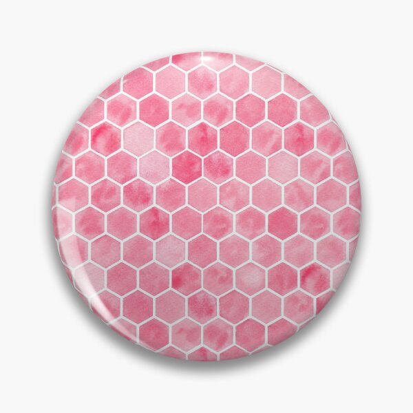 Item preview, Coral Hexagon/Honeycomb Pattern - White designed and sold by VvdVenDesign.