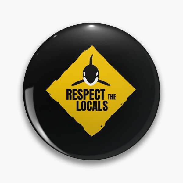 Item preview, respect the locals orca killer whale designed and sold by Original1977.