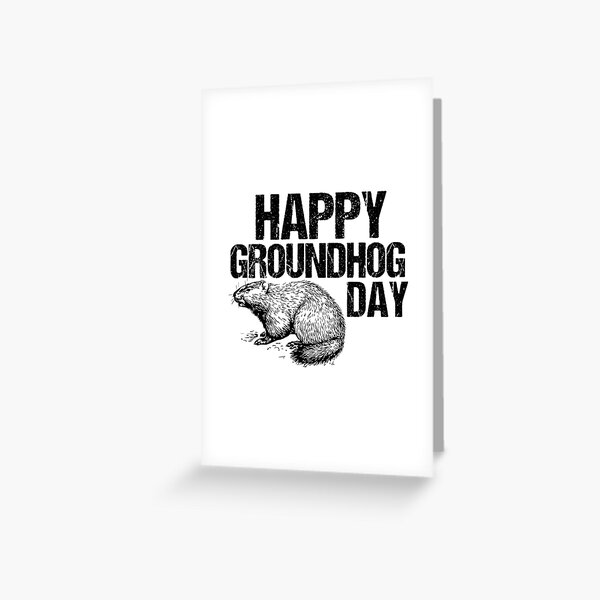 Item preview, groundhog happy Groundhog Day Groundhog day  happy groundhog day 2021 funny Groundhog day designed and sold by iliasdesigner.