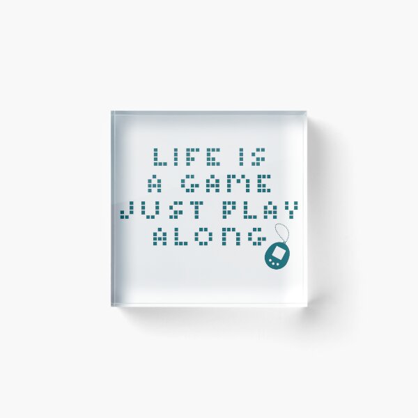 Item preview, Life Is A Game Just Play Along designed and sold by OrNissimDesigns.