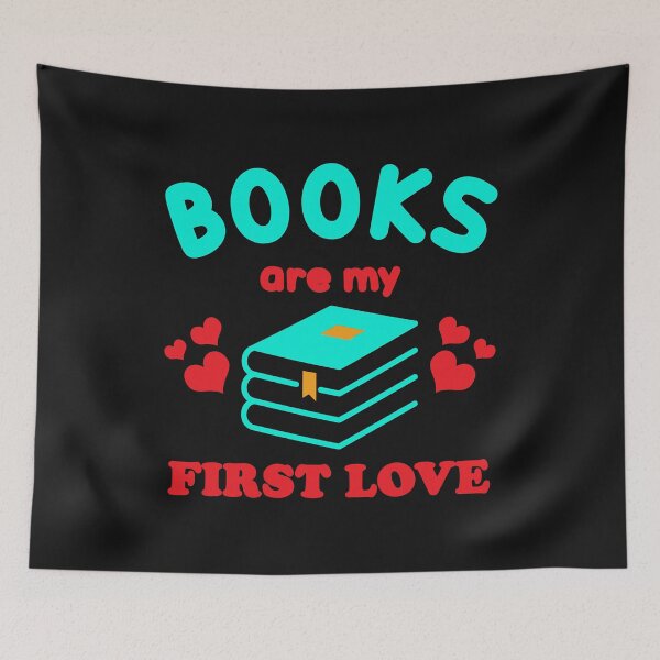 Item preview, Books Are My First Love - Cool Book for Book Lover Gift Idea designed and sold by leo121687.