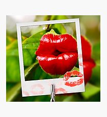 "Hot Lips" Psychotria Elata Plant Photographic Print