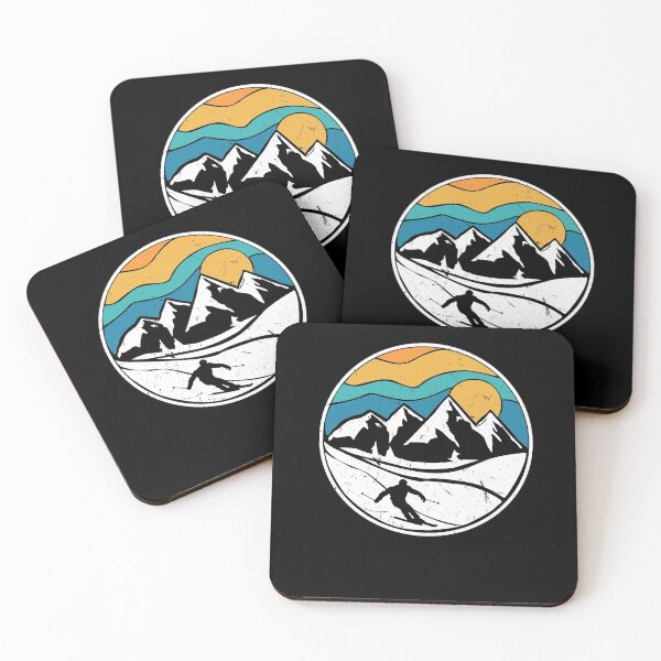 Item preview, Vintage Skiing Skier And mountain designed and sold by Tom2468.