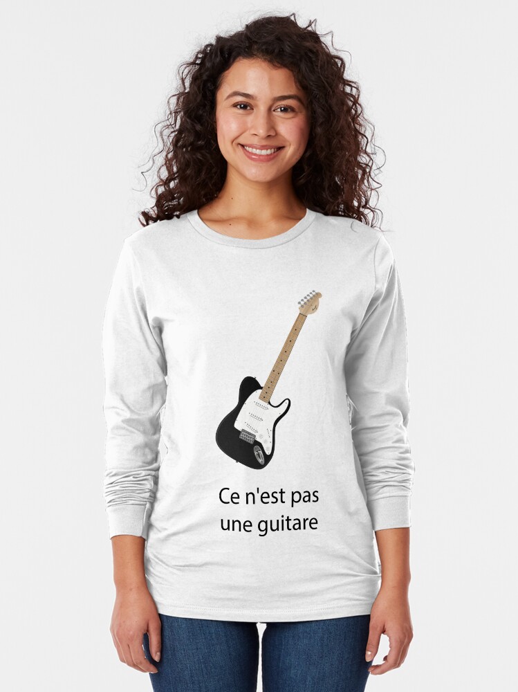 Alternate view of Ce n'est pas une guitare Long Sleeve T-Shirt