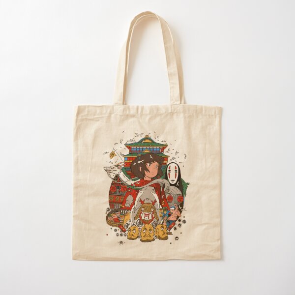 Red Cotton Tote Bag