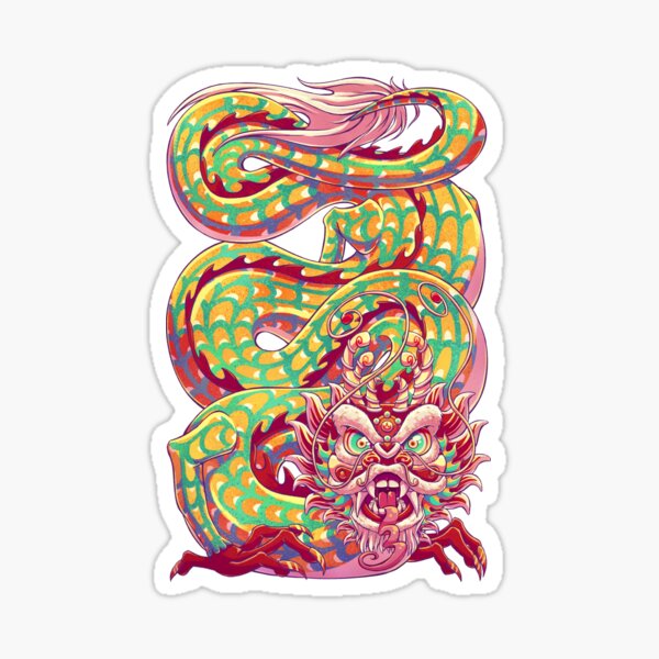 Chinese Dragon Sticker