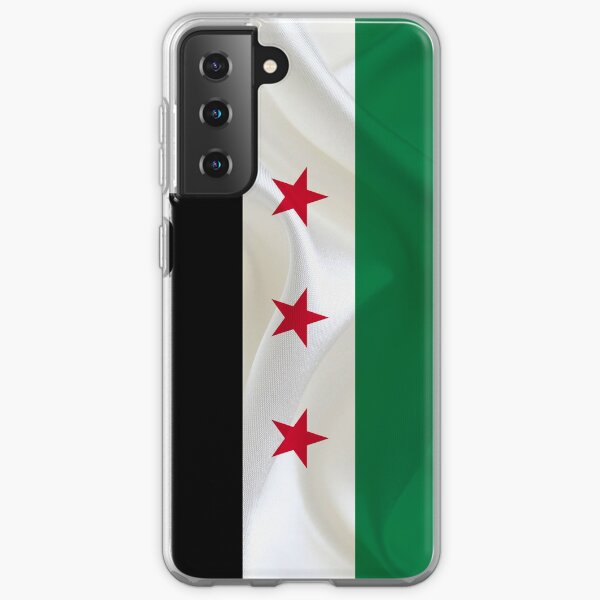Bandera de la independencia de Siria Funda blanda para Samsung Galaxy