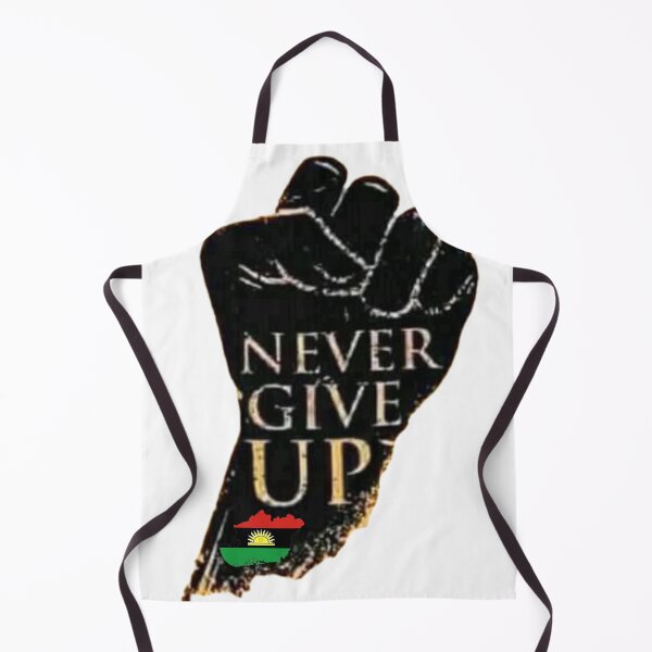 Item preview, Never Give Up. UmuChineke designed and sold by BiafraUplift.