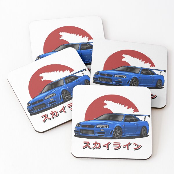 Item preview, Skyline GTR R-34 (Blue) designed and sold by JioojiProject.