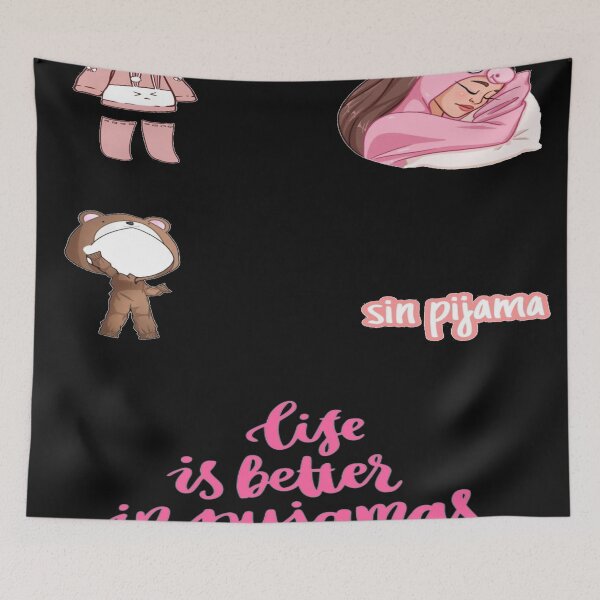 Item preview, life is better in pyjamas  designed and sold by Jesar.