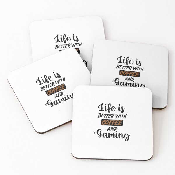 Item preview, Life Is Better With Coffee And Gaming designed and sold by max48.