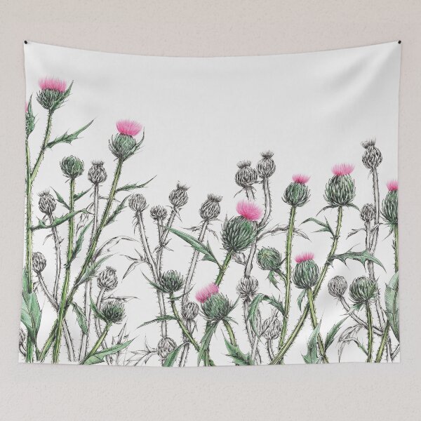 Item preview, Thickets of Thistles hand drawing  designed and sold by Olga Shashok.