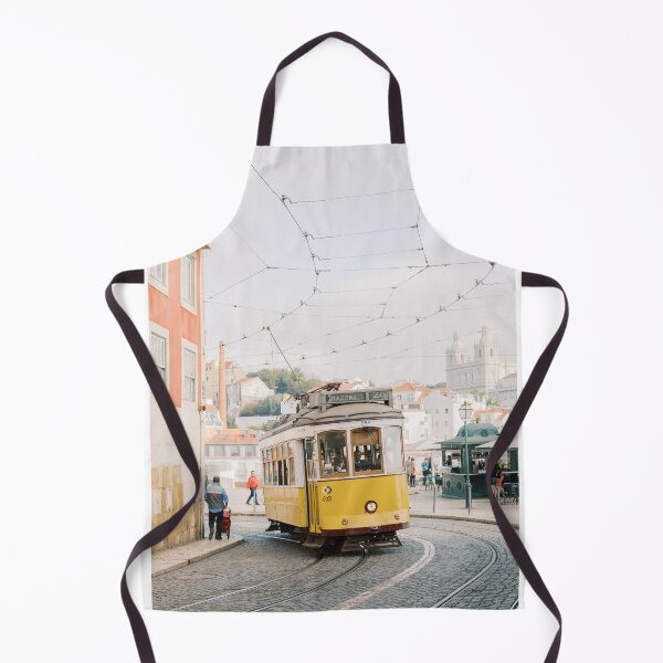 Item preview, Yellow Tram in Lisbon | Portugal Streetcar Travel Photography | Europe Trolley designed and sold by slowestsummer.