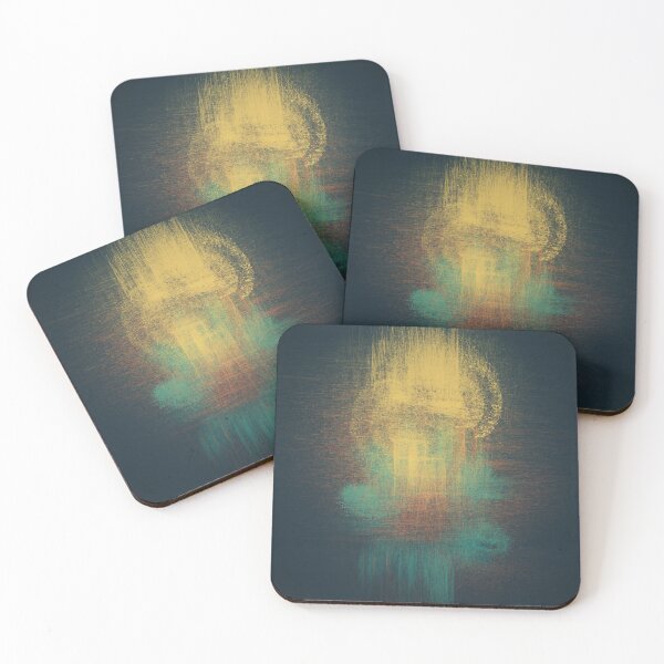 Item preview, Abstract in red, green and gold designed and sold by George Savva.