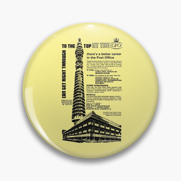 Item preview, GPO POST OFFICE TOWER - POST OFFICE CAREERS AD designed and sold by ThrowbackAds.