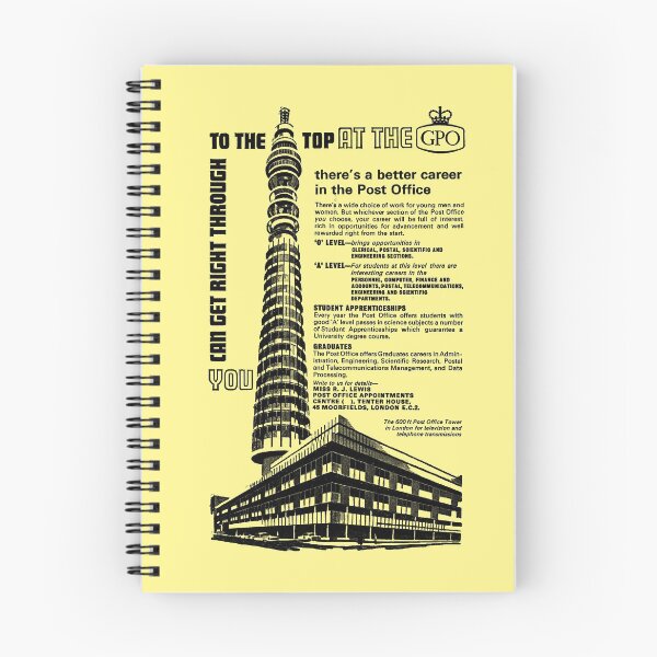 Artikelvorschau, GPO-POSTTURM - POSTKARRIERE AD entworfen und verkauft von ThrowbackAds.