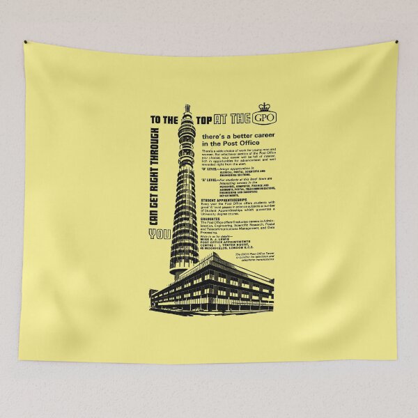 Item preview, GPO POST OFFICE TOWER - POST OFFICE CAREERS AD designed and sold by ThrowbackAds.