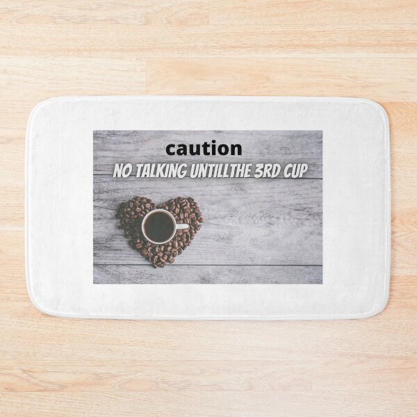 Item preview, MsRose123 REH Art Caution no talking untillthe 3rd cup designed and sold by MsRose123.
