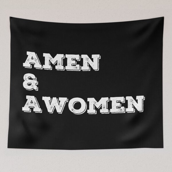 Item preview, Amen and Awomen- white designed and sold by Vaishnavi Deo.