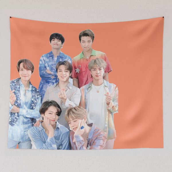 Item preview, Ultimate Korean Hip-Hop | Ultimate Korean Boy Band | BTS-Army | Watercolor Effect | Design 16 designed and sold by Ainbowz-Artwork.
