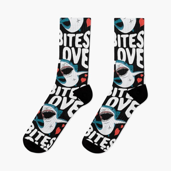 Item preview, Love Bites Funny Gift for Him Her Shark Valentine designed and sold by haselshirt.