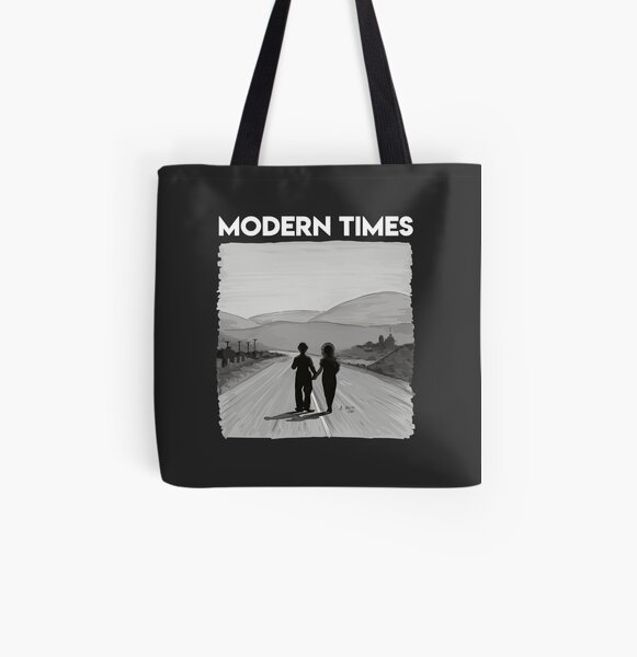 Charly Chaplin - Tiempos modernos Bolsa estampada de tela