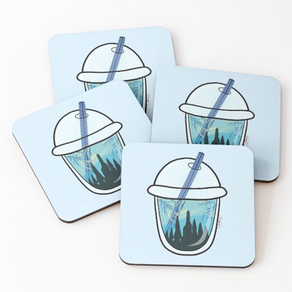 Item preview, Scenic view bubble tea designed and sold by irchiliart.
