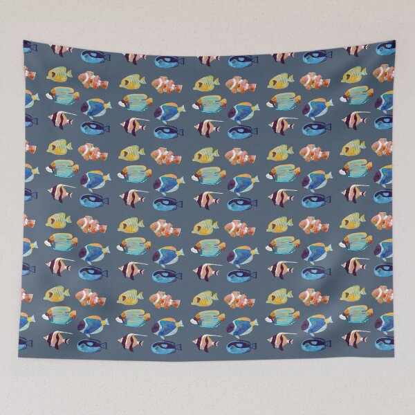 Item preview, Tropical Fish Pattern designed and sold by Amundahjane.