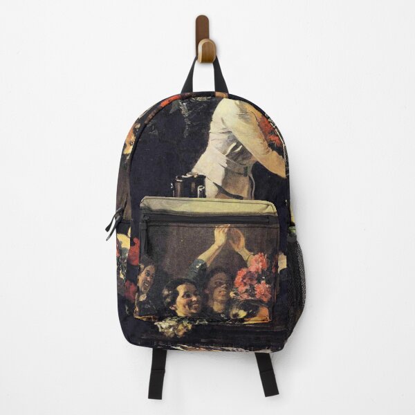 A political poster, the Soviet Union, Stalin, the leadership of the Soviet Union, the people, applause Backpack