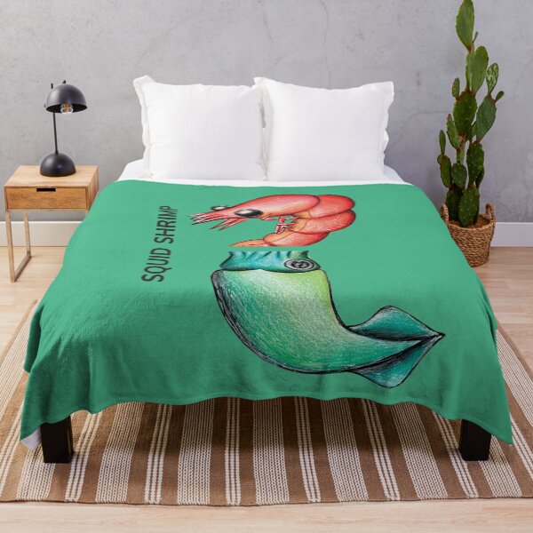 Item preview, SQUID SHRIMP by FrankenDuo ocean green designed and sold by FrankenDuo.