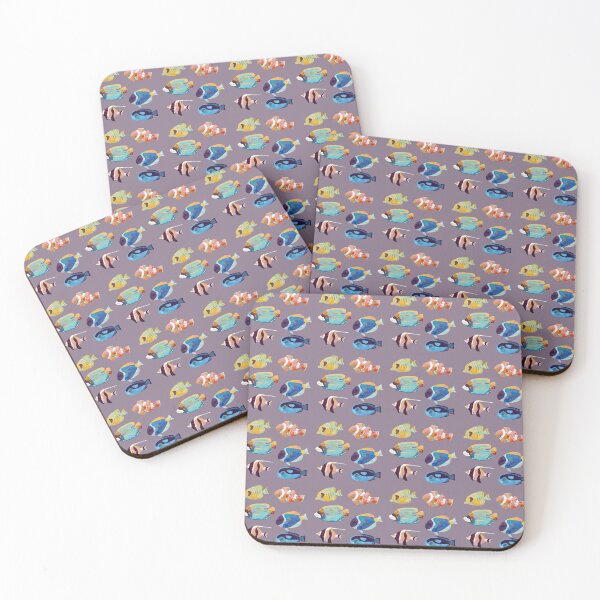 Item preview, Purple Tropical Fish Pattern designed and sold by Amundahjane.