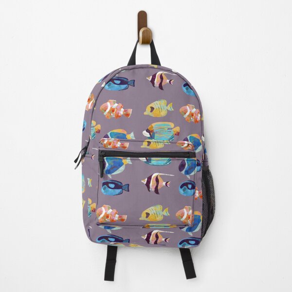 Item preview, Purple Tropical Fish Pattern designed and sold by Amundahjane.
