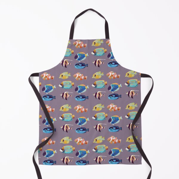 Item preview, Purple Tropical Fish Pattern designed and sold by Amundahjane.