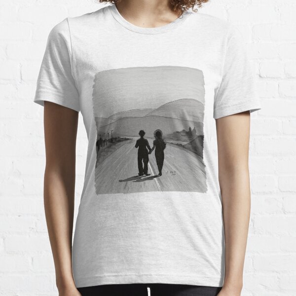 Charly Chaplin -Modern Times - Solo ilustración Camiseta esencial