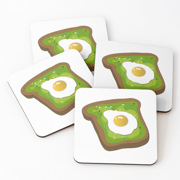 Item preview, Avocado Toast with Egg designed and sold by MangoStarlight.