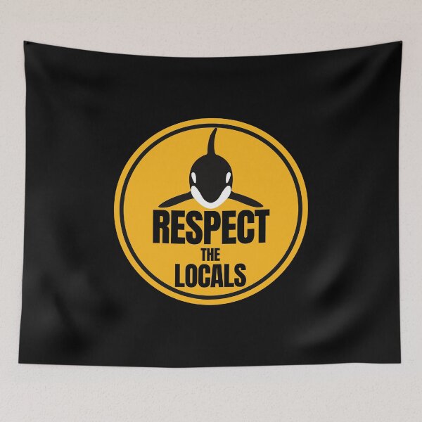 Item preview, respect the locals tofino surf  designed and sold by mikoala50.