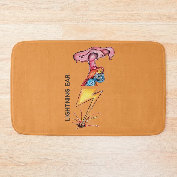 Item preview, LIGHTNING EAR by FrankenDuo tiger orange designed and sold by FrankenDuo.