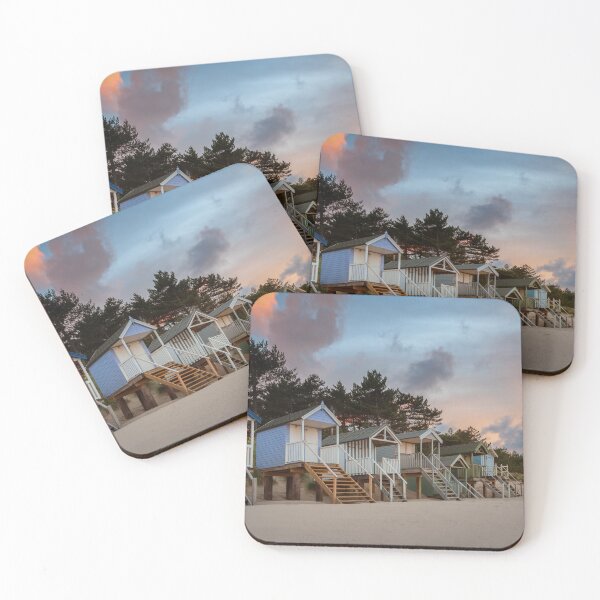 Item preview, Wells Beach Hut Sunset Norfolk designed and sold by dp-images.